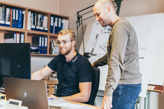 Geschäftsführer Thomas und Steffen Roess